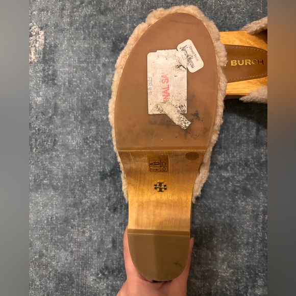 Tory Burch Jessa Clogs - Real Sheep Fur - Picture 6 of 10